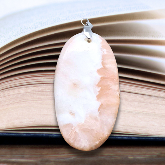 Pendentif en Scolécite et Stilbite (PE593)