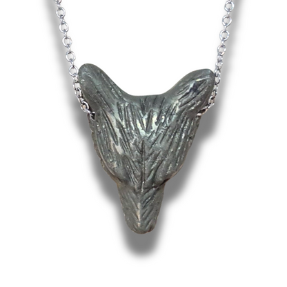 Pendentif Tête de loup en Pyrite (PE1100-9)
