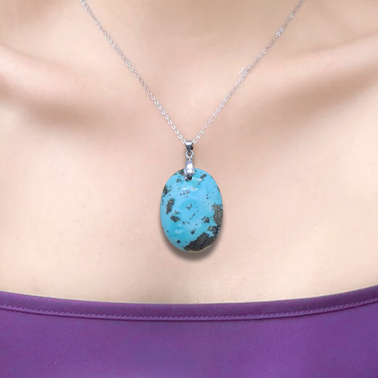Pendentif en Turquoise (PE1820) - ENAE Minéraux