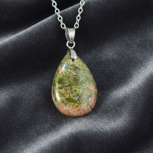 Pendentif en Unakite (PE972)