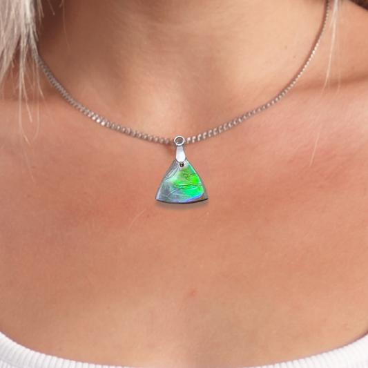 Pendentif en Ammolite (PE1909-4)