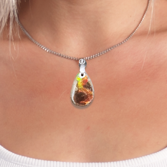 Pendentif en Ammolite (PE1909-2)