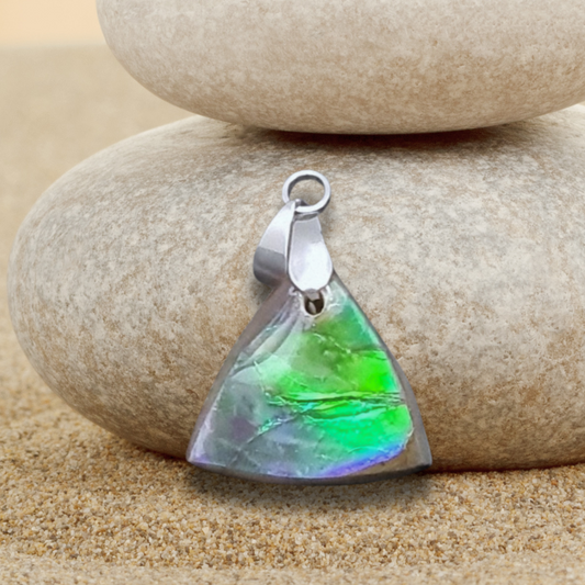 Pendentif en Ammolite (PE1909-4)