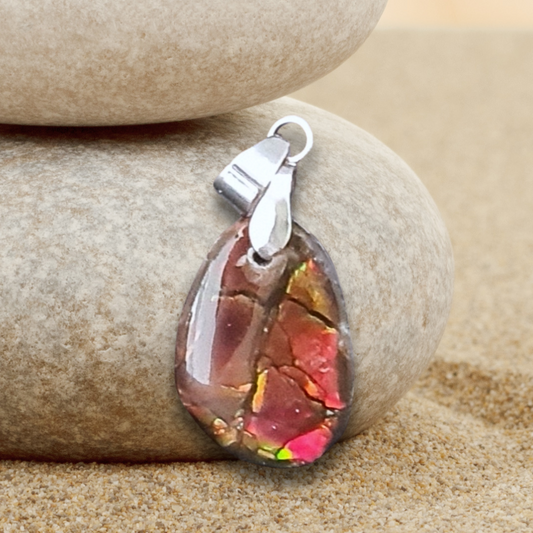 Pendentif en Ammolite (PE1909-3)