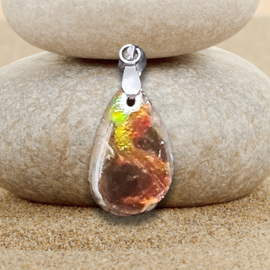 Pendentif en Ammolite (PE1909-2)