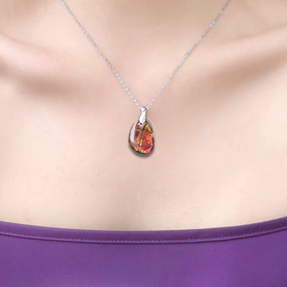 Pendentif en Ammolite (PE1909-3) - ENAE Minéraux