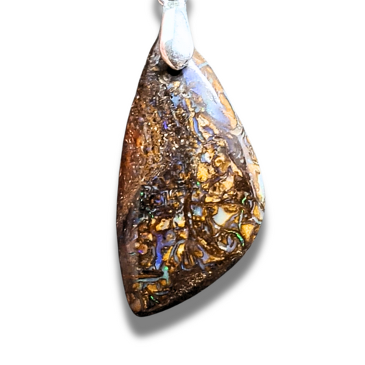 Pendentif en Opale Yowah (PE1069-1) - ENAE Minéraux