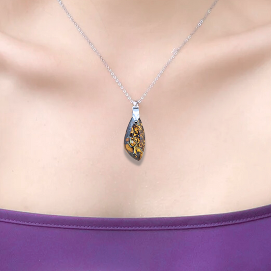 Pendentif en Opale Yowah (PE1069-4) - ENAE Minéraux