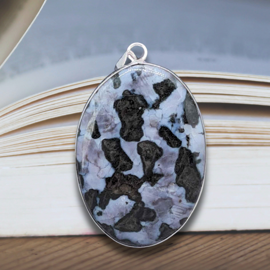 Pendentif serti en Gabbro (PE1735)