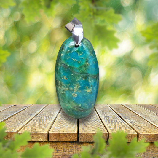 Pendentif en Chrysocolle (PE1648)