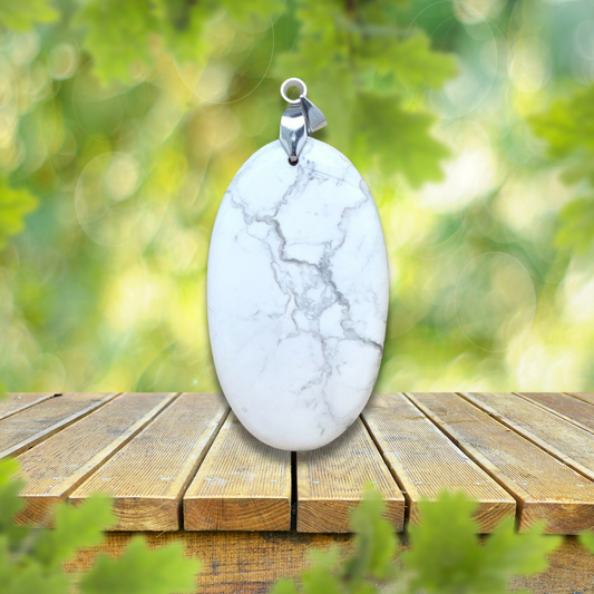 Pendentif en Howlite (PE781)