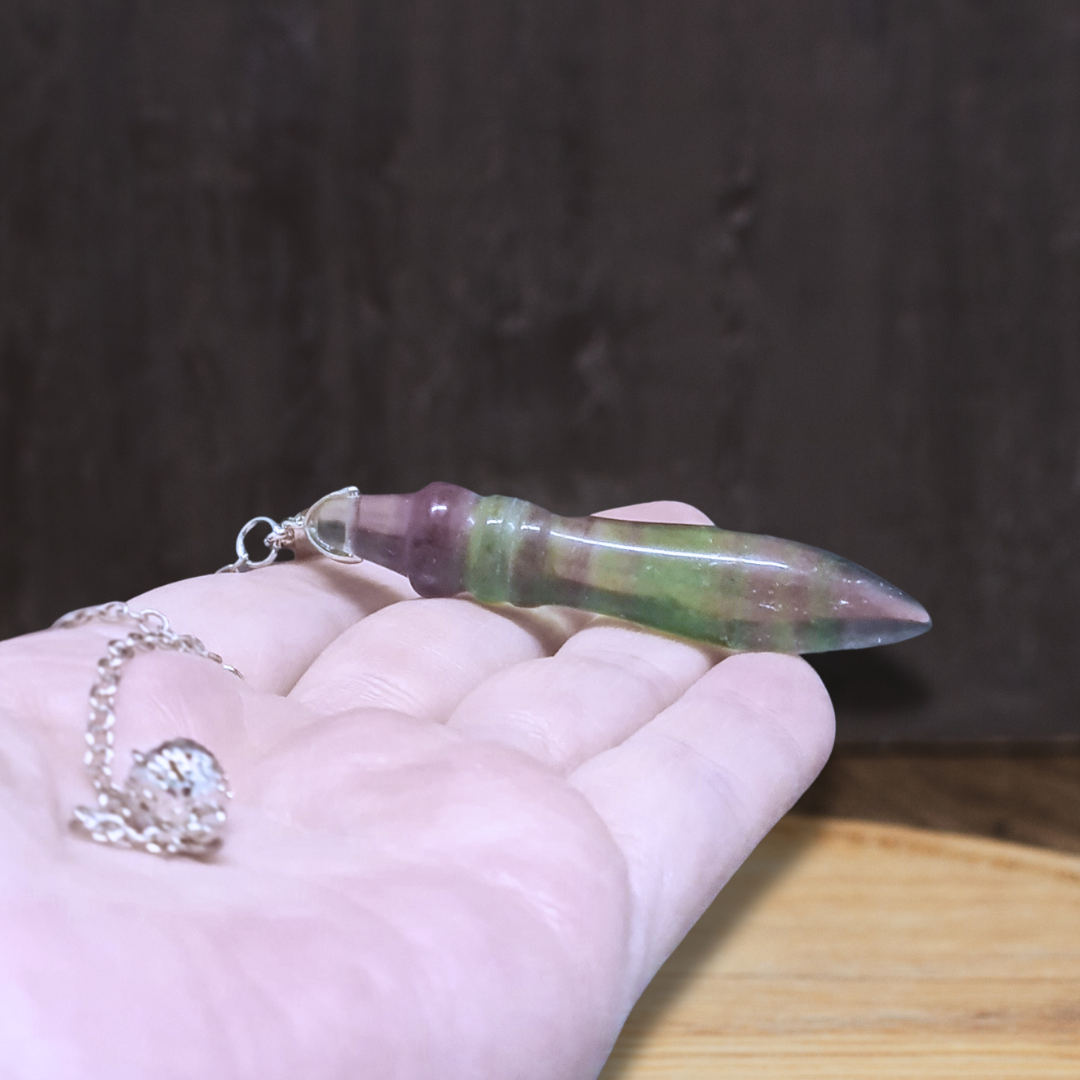 Pendule Thot en Fluorite (PEND9-6) - ENAE Minéraux
