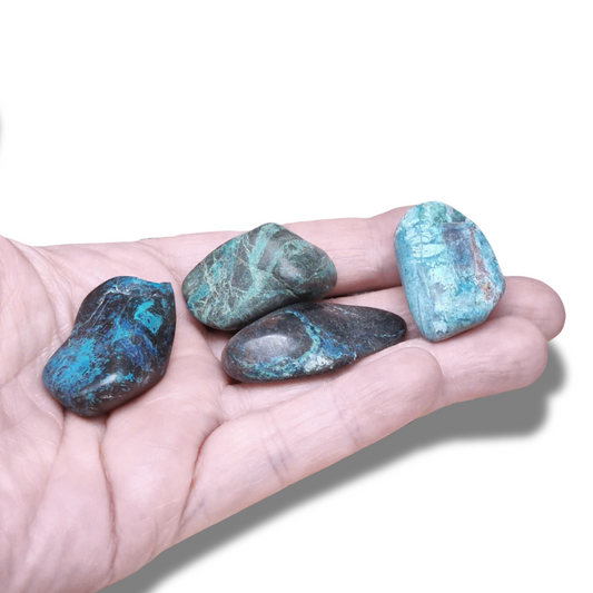 Chrysocolle - Pierre roulée (PRGFL459)