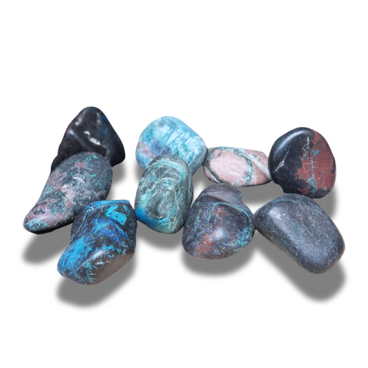 Chrysocolle - Pierre roulée (PRGFL459)