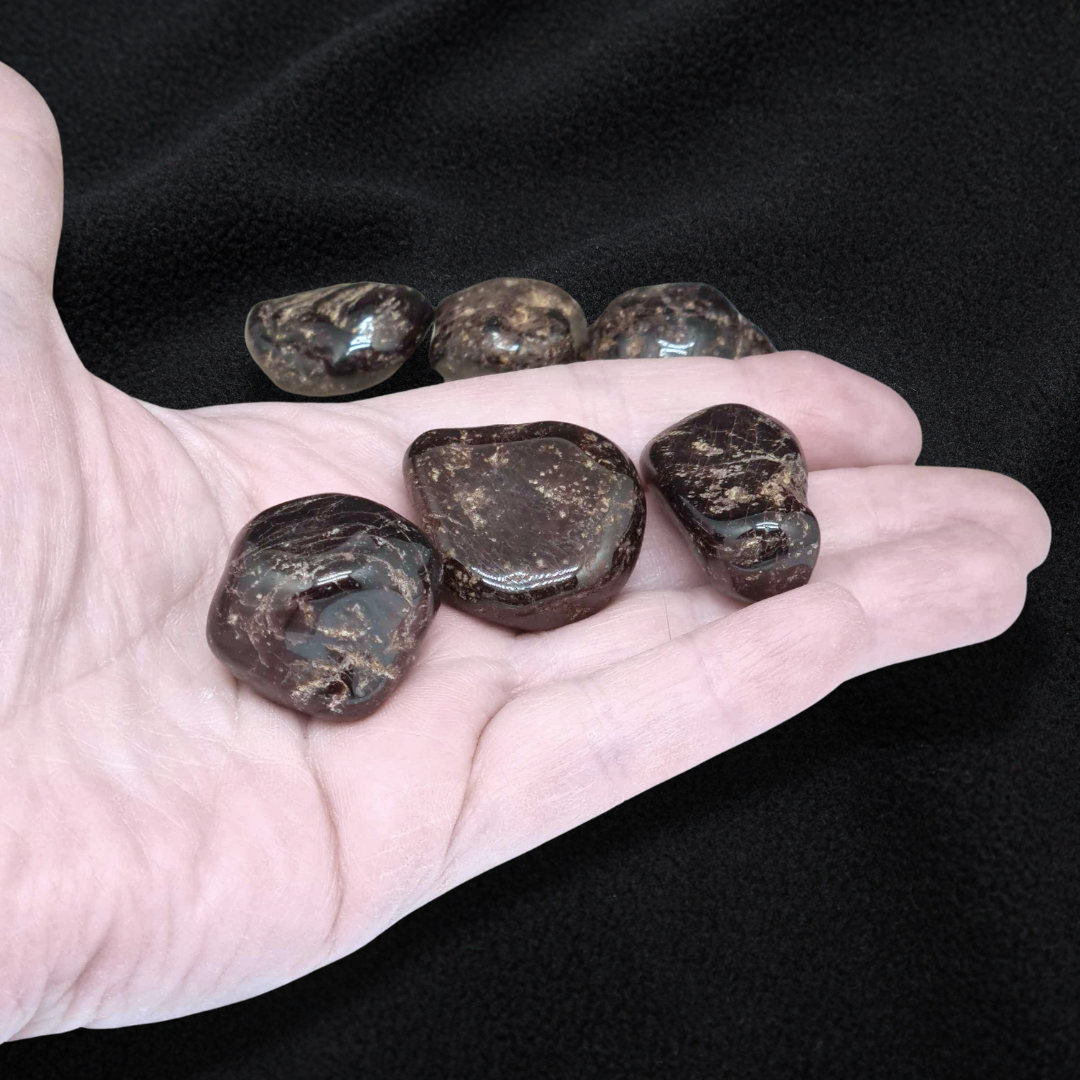 Grenat Almandin pierre roulée (PRGFL517)