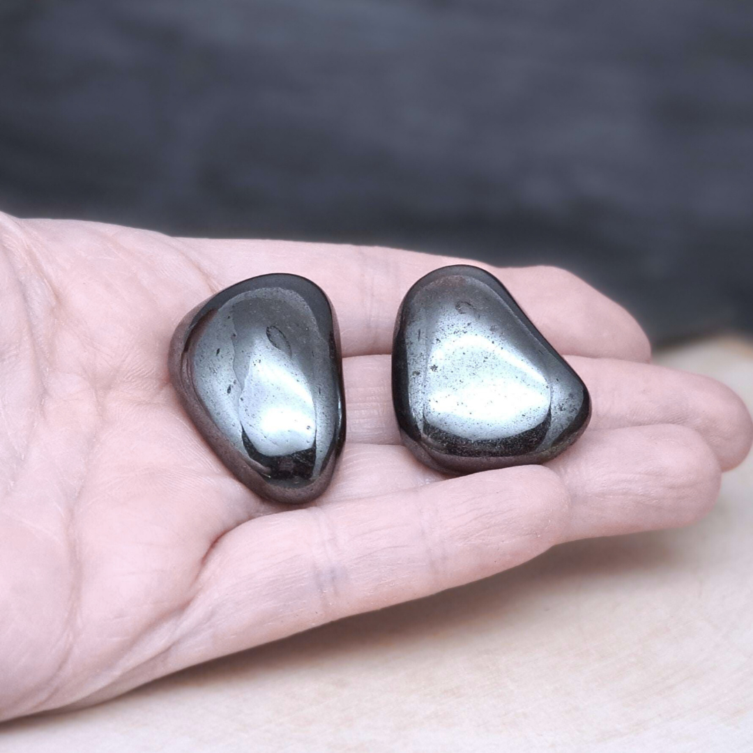 Hématite - Pierre roulée (PRGFL544)