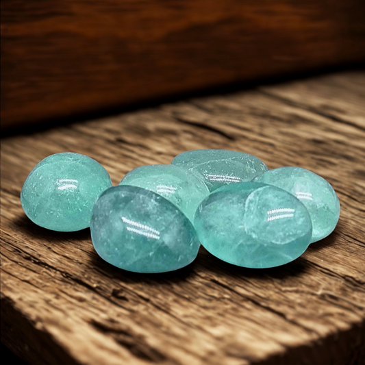 Fluorite verte - Pierre roulée (PRGFL452)