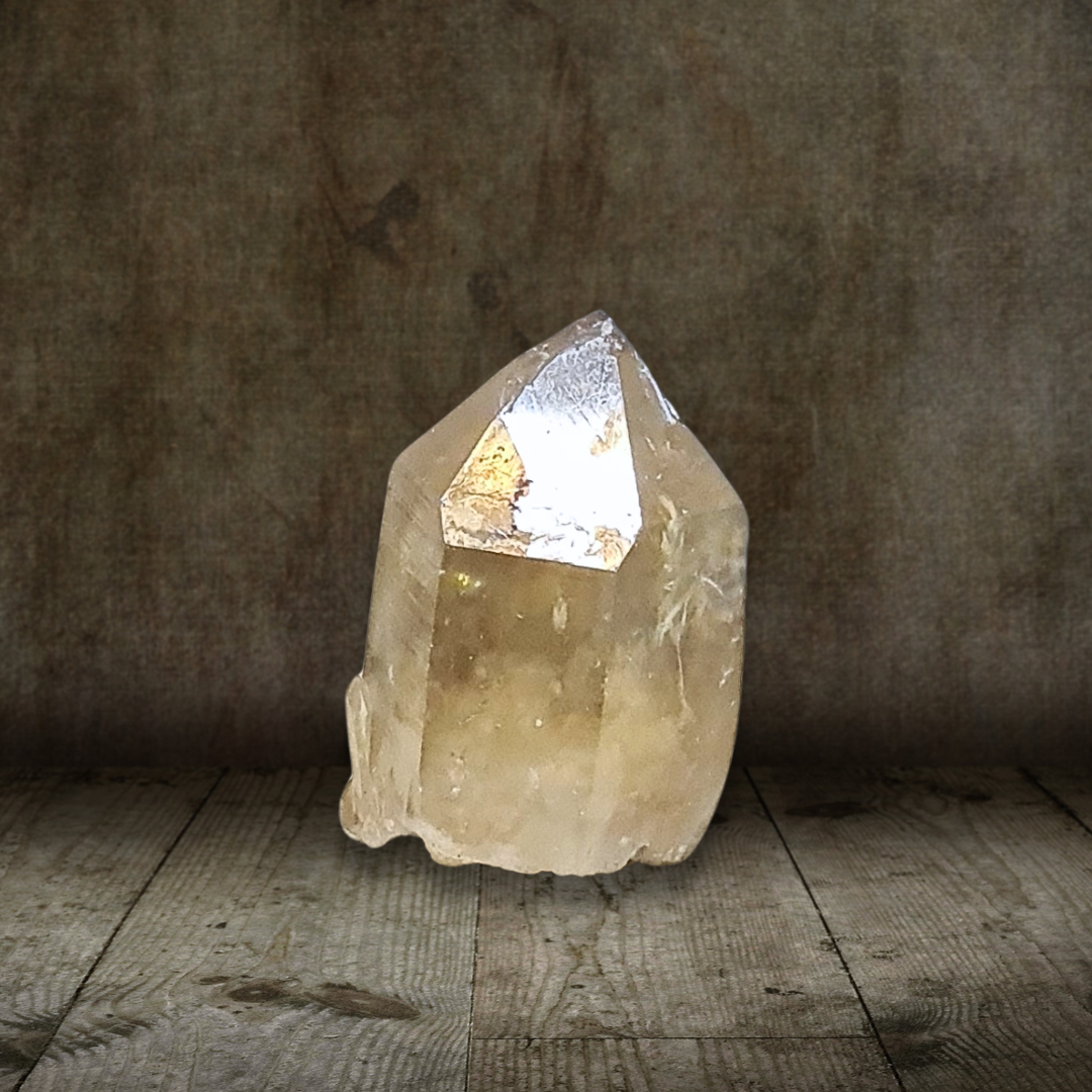 Pointe de Citrine brute naturelle (MB522-13)