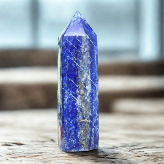 Pointe polie en Lapis Lazuli 63g (PRGFL642-2)