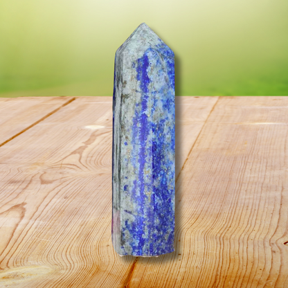 Pointe polie en Lapis Lazuli 67g (PRGFL642-3) - ENAE Minéraux