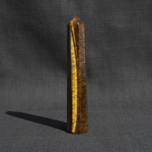 Pointe polie en Œil de Tigre 87g (PRGFL699-5)