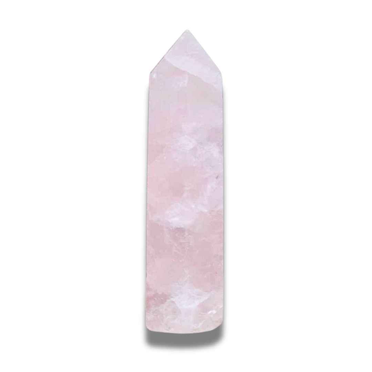 Pointe polie en Quartz rose (PRGFL379-1)
