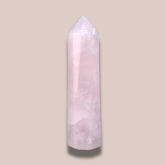 Pointe polie en Quartz rose (PRGFL732)