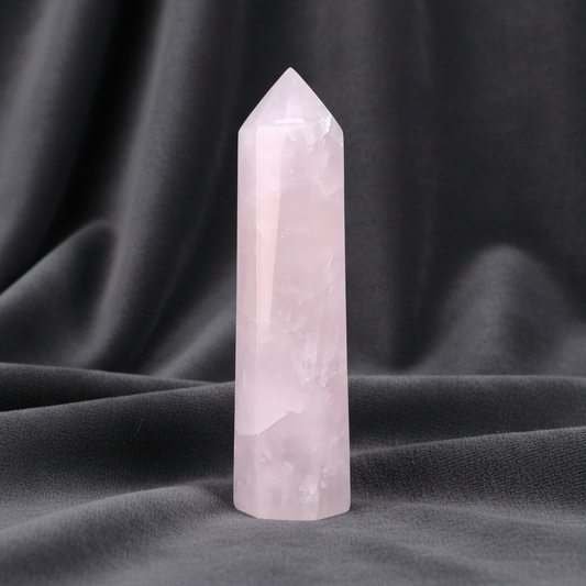 Pointe polie en Quartz rose 94g (PRGFL732)