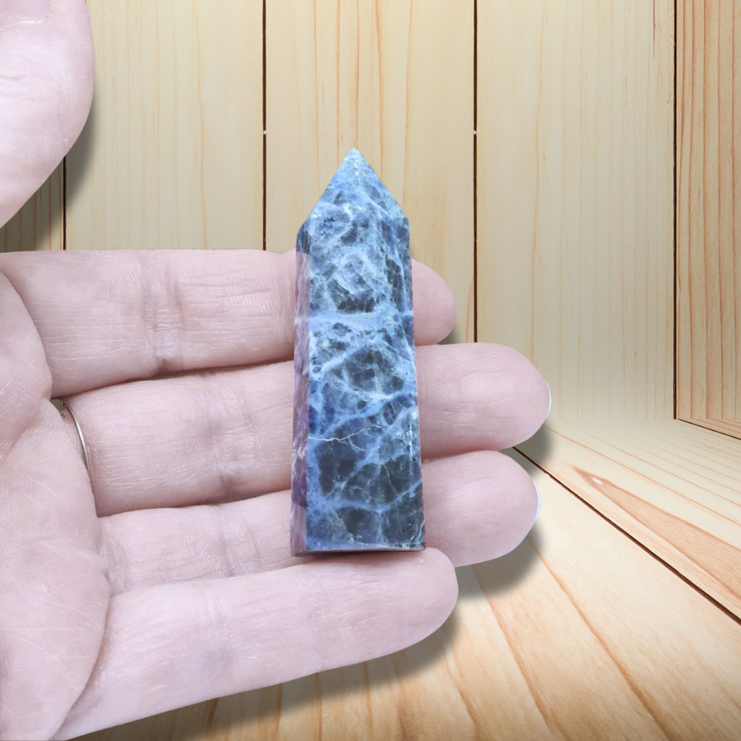 Pointe en Sodalite 20g (PRGFL507-2) - ENAE Minéraux