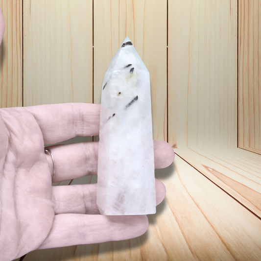 Pointe de Quartz à Tourmaline noire 94g (PRGFL643) - ENAE Minéraux