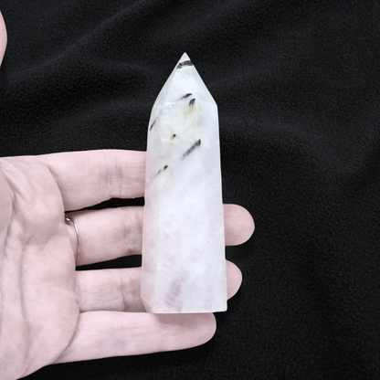 Pointe de Quartz à Tourmaline noire 94g (PRGFL643)