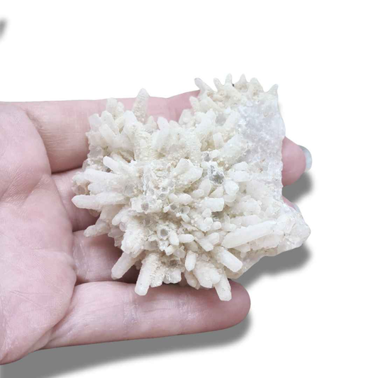 Pointes brutes de Quartz recouvertes de Calcite (MB424) - ENAE Minéraux