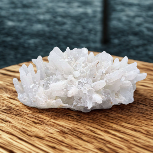 Pointes brutes de Quartz recouvertes de Calcite 73g (MB424)