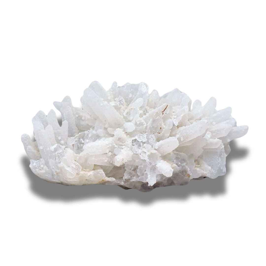Pointes brutes de Quartz recouvertes de Calcite (MB424) - ENAE Minéraux