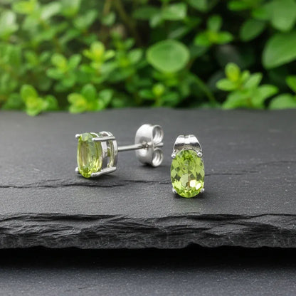 Boucles d'Oreilles en Péridot (BO125)