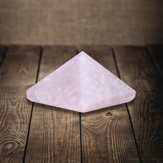 Pyramide polie en Quartz rose (PRGFL384-1)