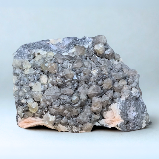 Quartz, Cérusite, Baryte rose et Galène brut 219g (MB545)