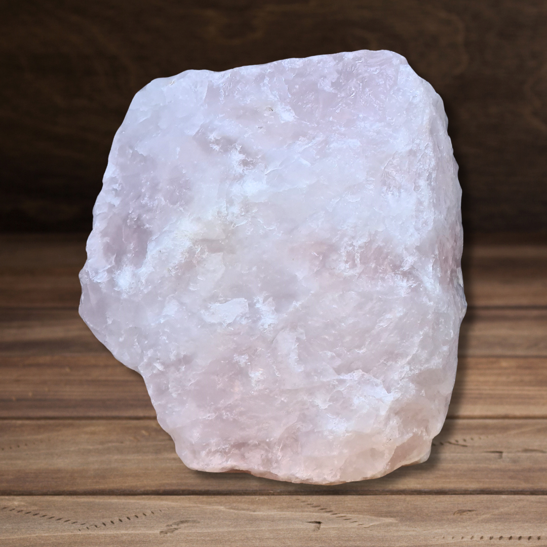 Quartz rose brut et scié 448g (MB538-2) - ENAE Minéraux