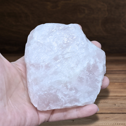 Quartz rose brut et scié 448g (MB538-2) - ENAE Minéraux