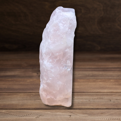 Quartz rose brut et scié 448g (MB538-2) - ENAE Minéraux