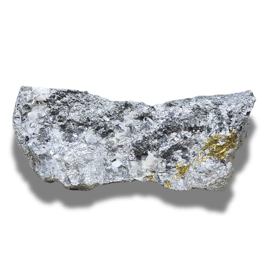 Skuttérudite, Calcite et Chalcopyrite brute (MB189-2) - ENAE Minéraux