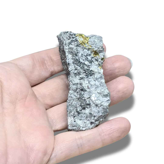Skuttérudite, Calcite et Chalcopyrite brute (MB189-2) - ENAE Minéraux