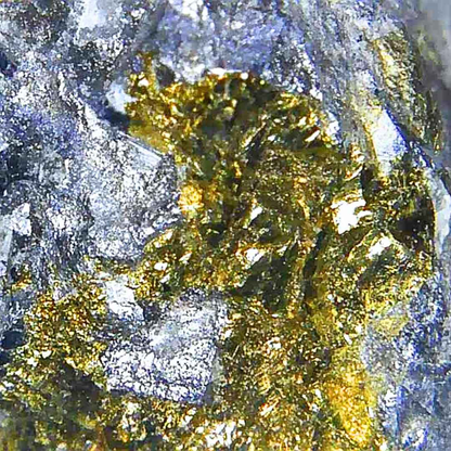 Skuttérudite, Calcite et Chalcopyrite brute (MB189-2) - ENAE Minéraux