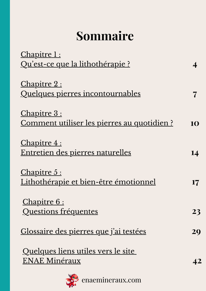 Guide pratique à télécharger : Comment utiliser les pierres naturelles en lithothérapie