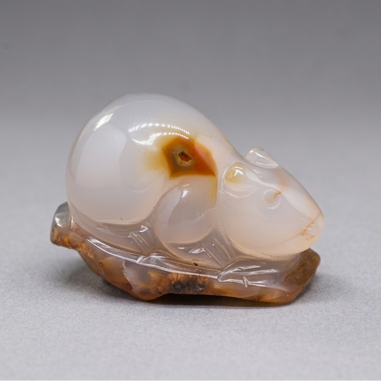 Souris (ou rat) en Agate 177g (PRGFL536-2)