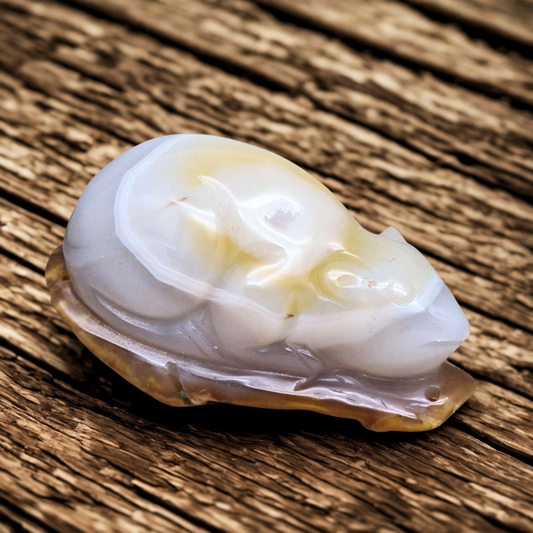 Souris (ou rat) en Agate 130g (PRGFL536-5)