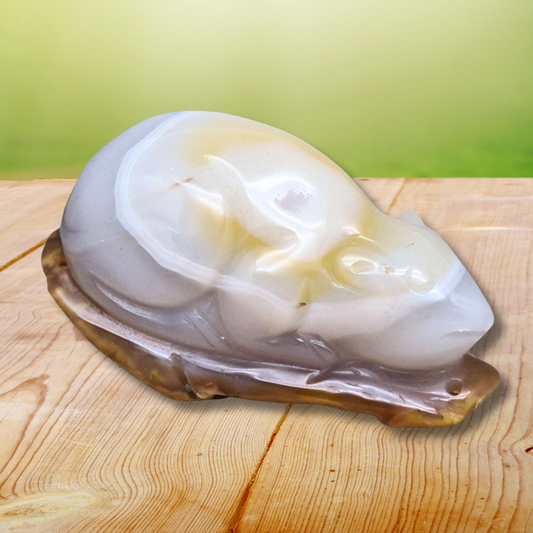 Souris (ou rat) en Agate (PRGFL536-5)
