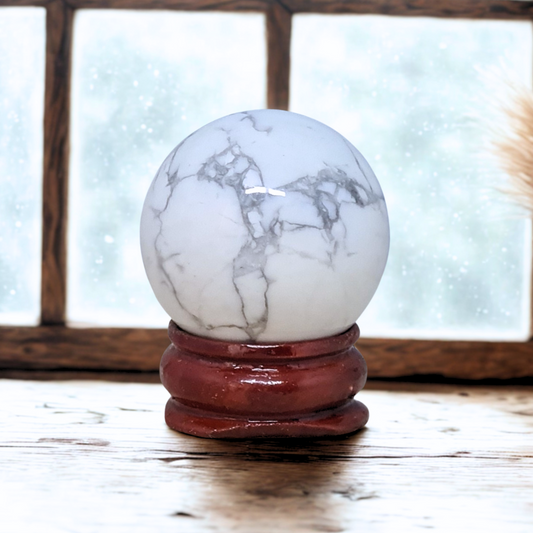 Sphère en Howlite 42g (PRGFL358-7)