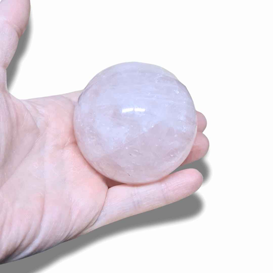 Sphère en Quartz Rose (PRGFL611-2) - ENAE Minéraux