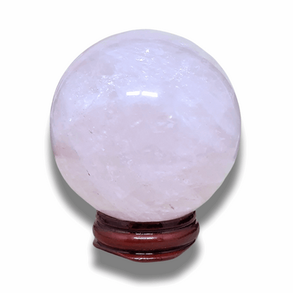 Sphère en Quartz Rose (PRGFL611-2) - ENAE Minéraux